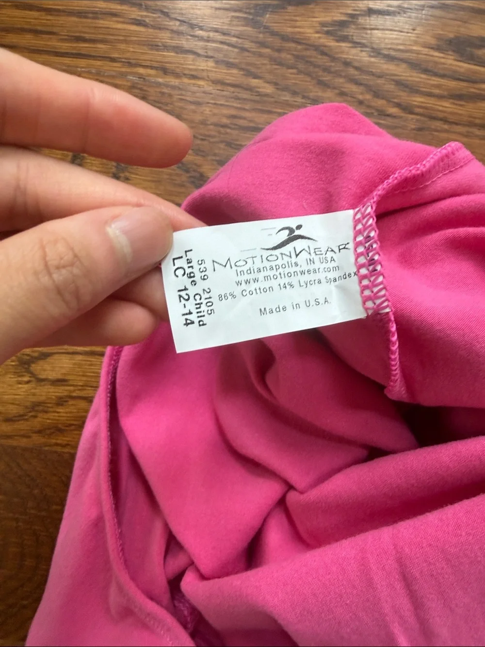 Pink Short-Sleeve Leotard
